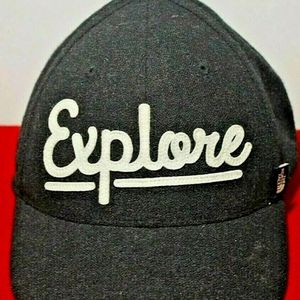 Northface hat, 50% wool Explore, flexfit